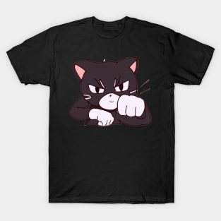 BOXING BLACK CAT T-Shirt